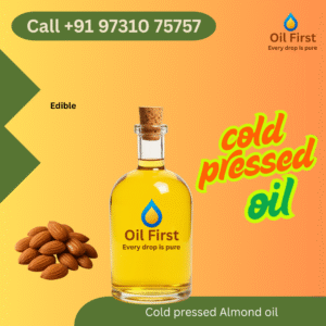 Cold pressed almond oil