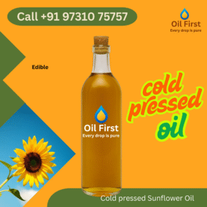Cold pressed sunflower oil